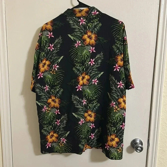 EUC Scotch & Soda Tropical Palm Button Down Shirt - Picture 3 of 4